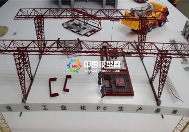 住宅工業化pc預制構件生產沙盤模型