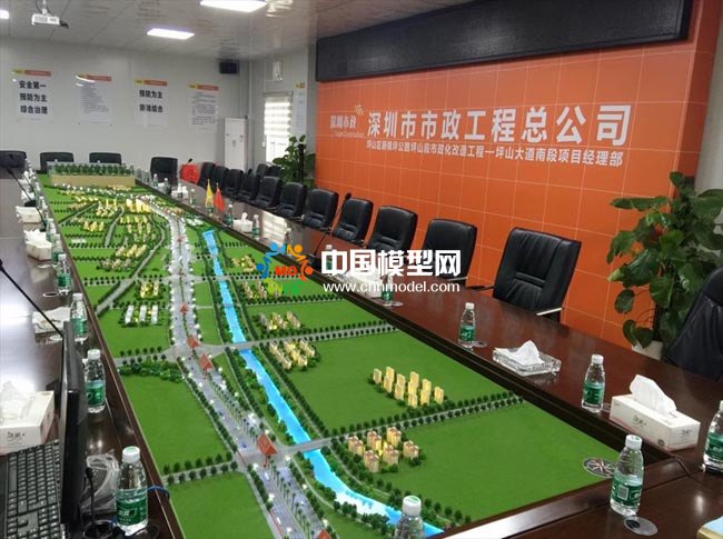 市政道路工程沙盤模型