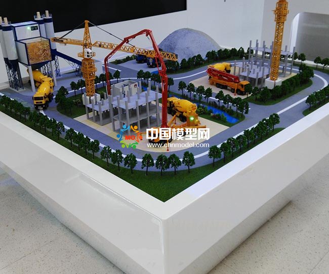 智能施工調(diào)度系統(tǒng)沙盤(pán)模型