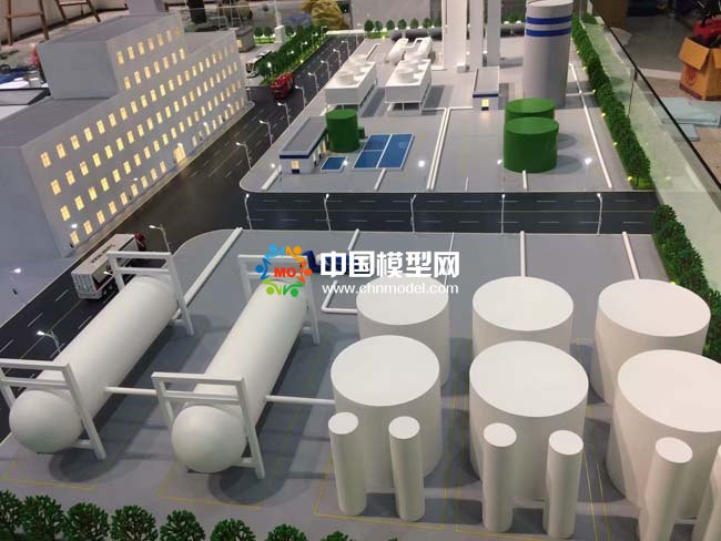 氫能源應用場景沙盤模型，氫燃料電池沙盤模型