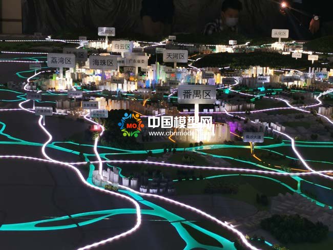 廣州警備區規劃沙盤模型