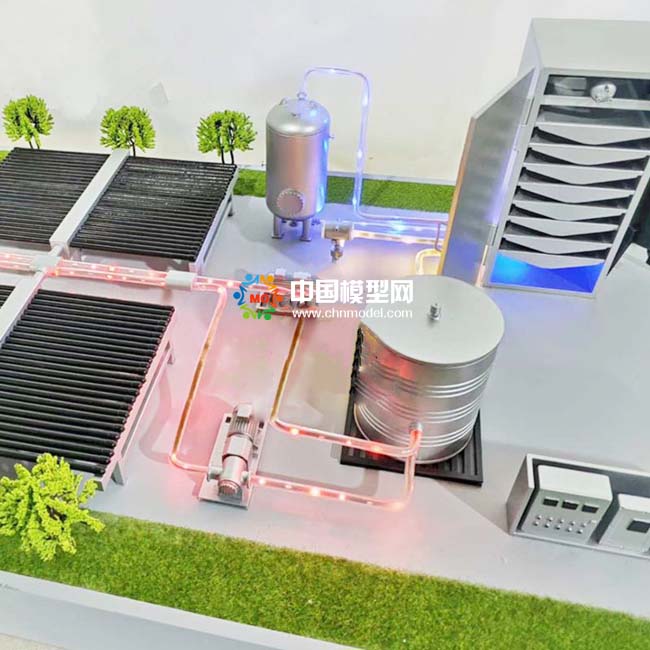 太陽能轉化裝置沙盤模型