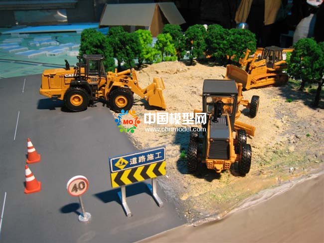 工程機械施工場景模型