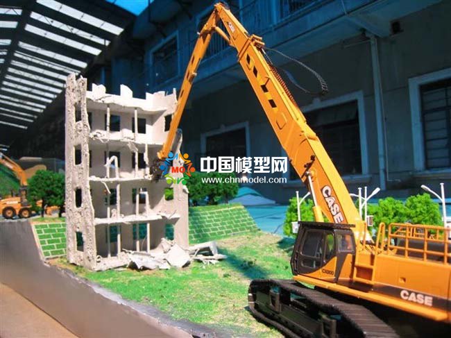 工程機械施工場景模型