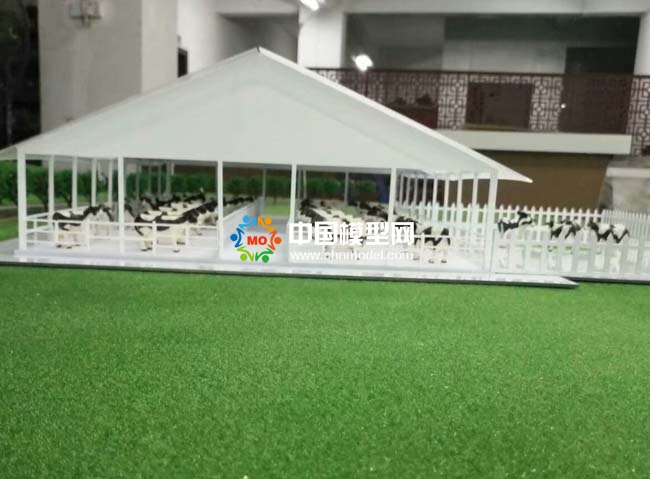 奶牛場沙盤模型