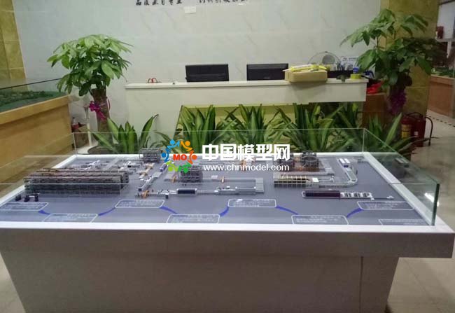 板式家具工業4.0生產線沙盤模型