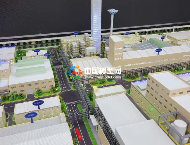 固體廢物處置利用，電解銅項目沙盤模型