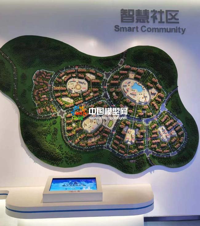 智慧社區沙盤模型顛覆了傳統社區的生態格局