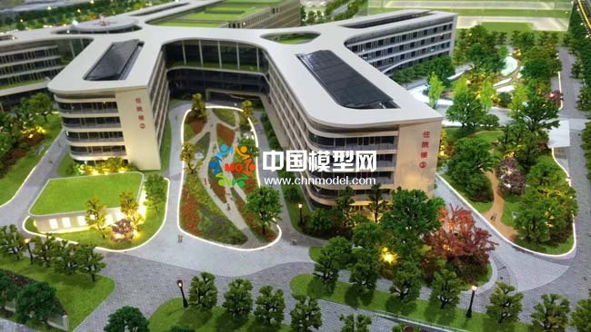 中醫院沙盤模型