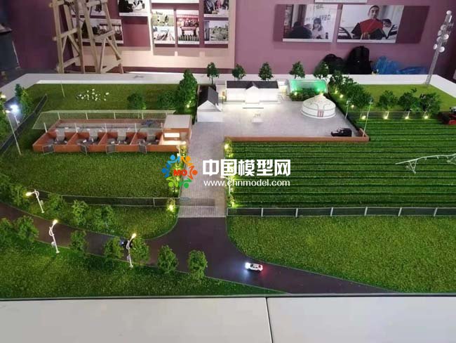 牧民生活沙盤模型，蒙古包模型