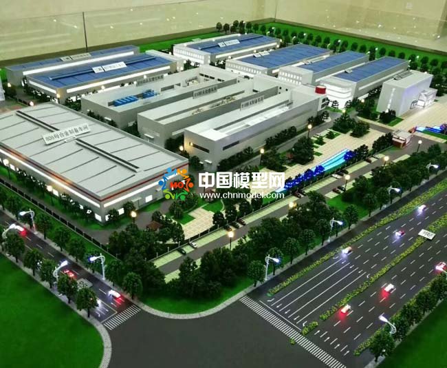 工廠車間沙盤模型