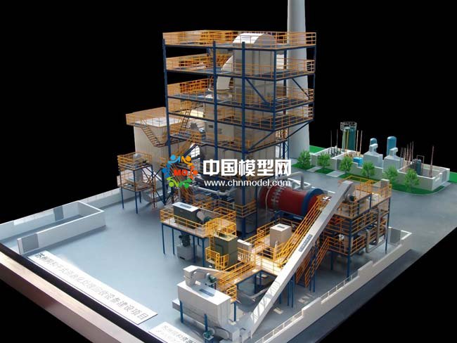 廢家電干式資源化處理回收設備沙盤模型