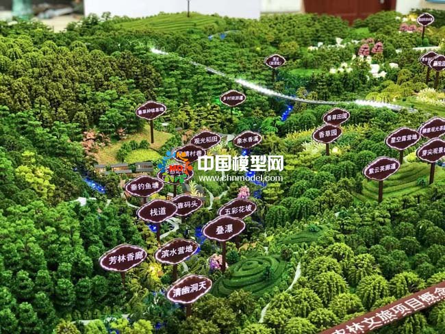 農林文旅沙盤模型