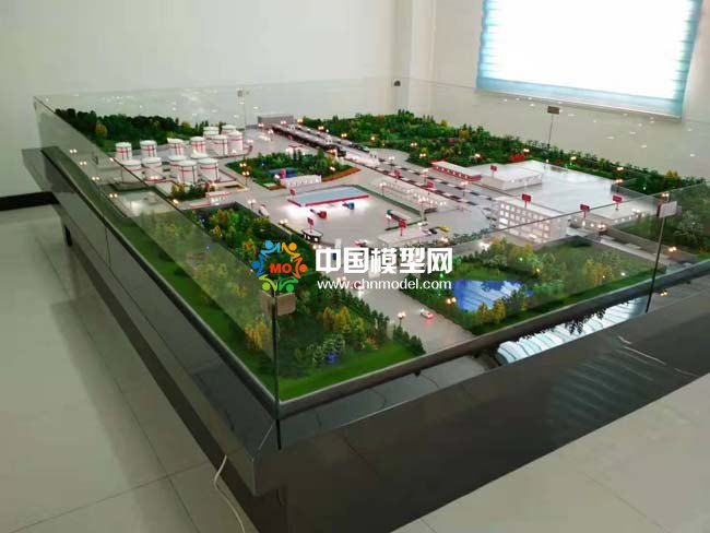 石油庫沙盤模型