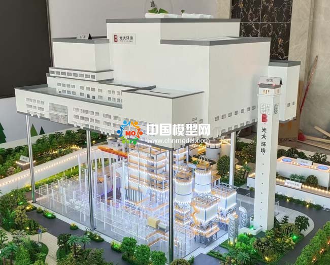 生活垃圾發電沙盤模型