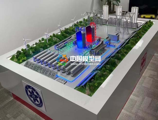 先進壓縮空氣儲能系統沙盤模型