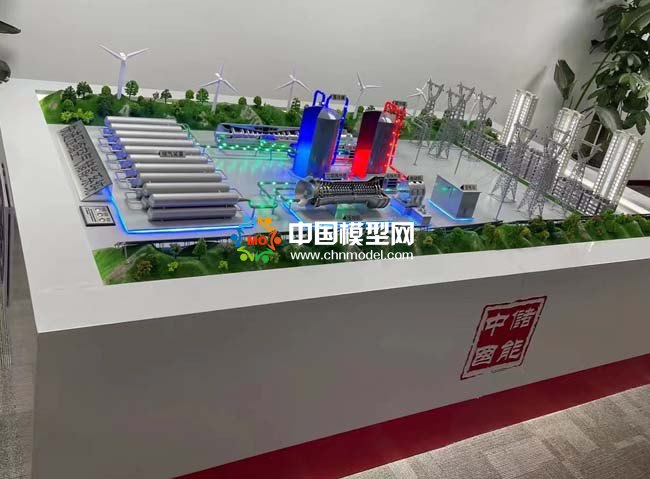 先進壓縮空氣儲能系統沙盤模型