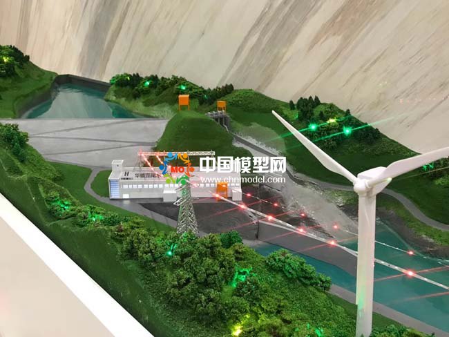 苗尾水電站沙盤模型