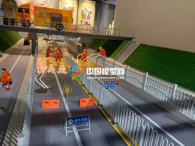 城市防汛應急搶險救災沙盤模型