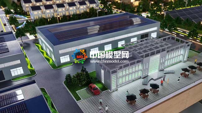 屋頂太陽能發電站沙盤模型