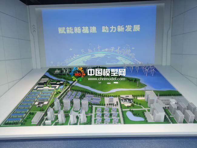 風光儲分布式發電微電網系統沙盤模型