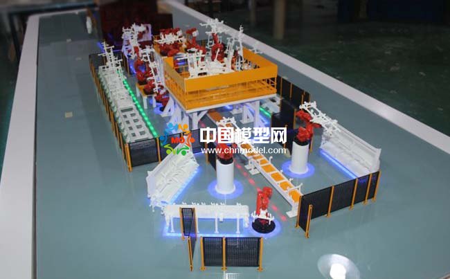 工業4.0智能化生產線沙盤模型