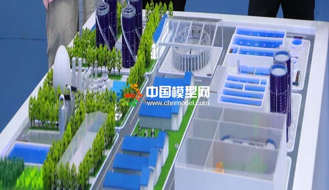 牧場養殖廢棄物多元化協同處理沙盤模型