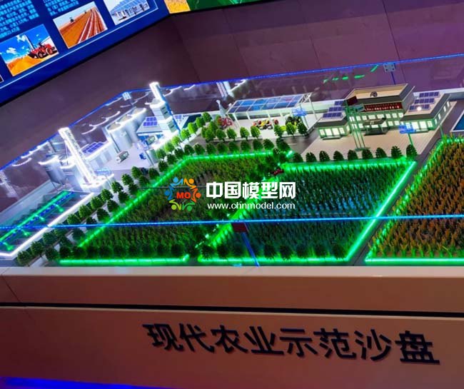 現代農業示范沙盤模型