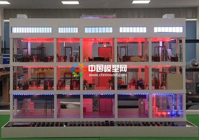 建筑消防聯動演示沙盤模型