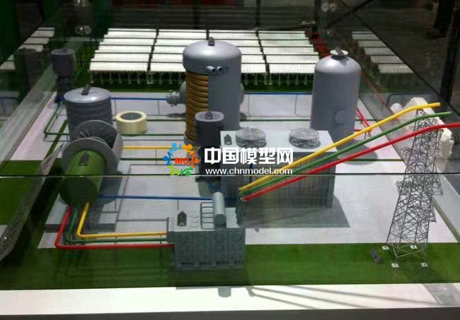 槽式太陽能熱發電系統沙盤模型