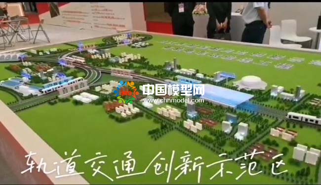 有軌電車試驗線工程沙盤模型