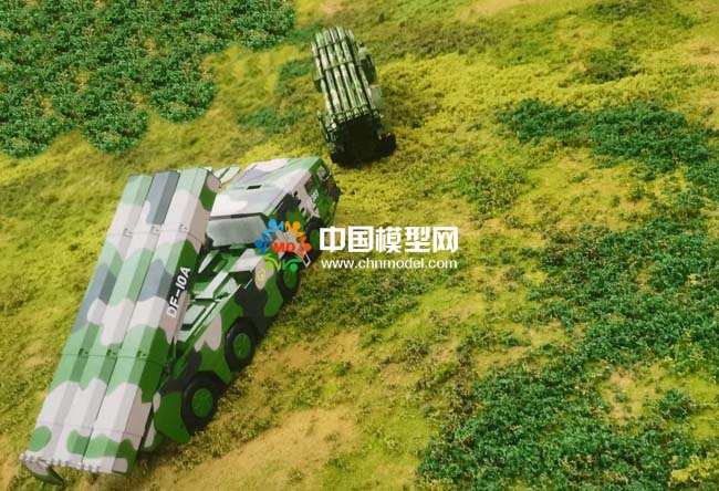 東風10A巡航導彈發射場沙盤模型
