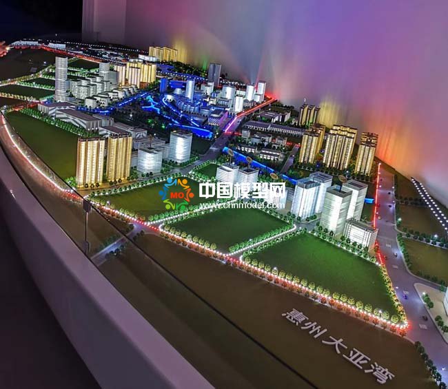 大亞灣開發區規劃沙盤模型