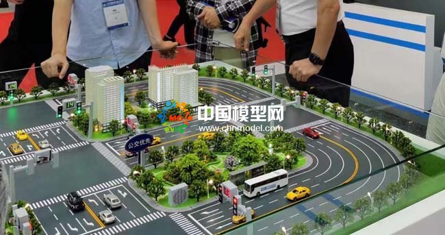 智慧公交沙盤模型