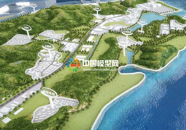 寧海縣強蛟鎮人文旅游規劃沙盤模型