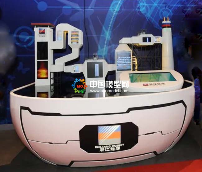 燃煤發電超低排放技術沙盤模型