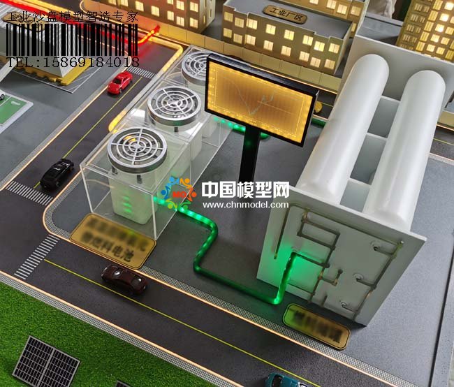 氫能燃料電池調峰沙盤模型