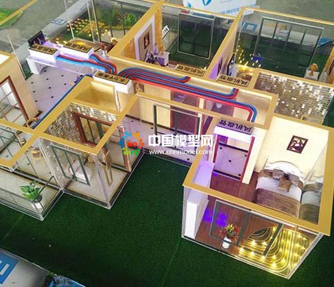 家用中央空調(diào)系統(tǒng)模型沙盤