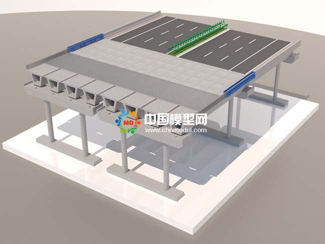 橋梁預制梁施工工藝沙盤模型