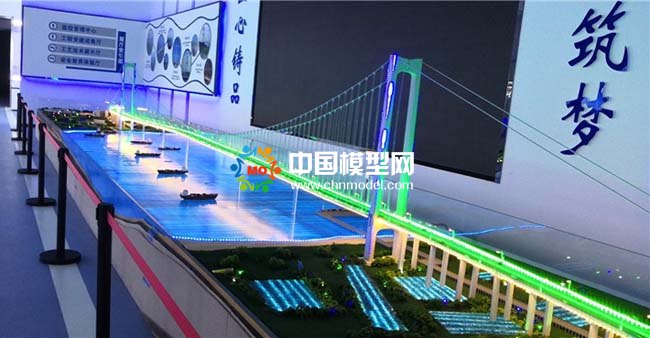龍潭長江大橋模型