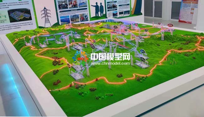 特高壓1000千伏變電站沙盤(pán)模型