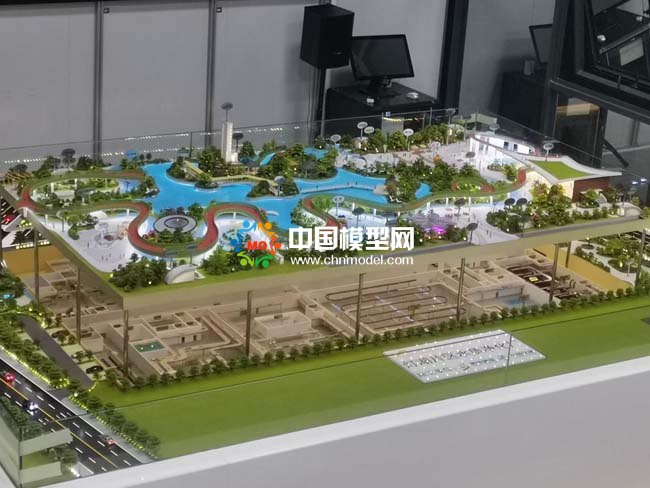 燈湖片區(qū)水質(zhì)凈化廠沙盤(pán)模型