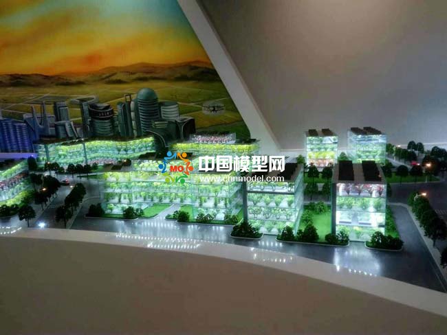 智能立體養殖沙盤模型