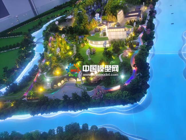 善璉的含山規(guī)劃沙盤模型