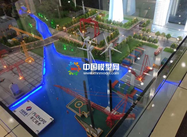 起重機應用場景沙盤模型