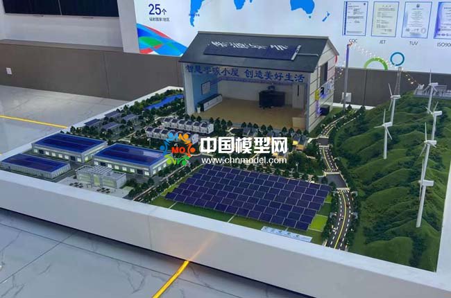 光伏發(fā)電產(chǎn)業(yè)鏈沙盤(pán)模型