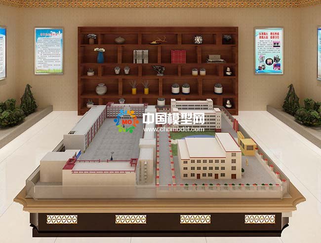 西藏學校沙盤模型