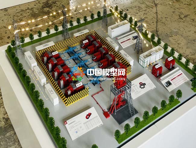 液壓泵設備沙盤模型