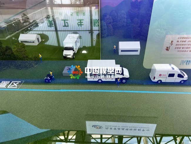 疾病預防衛生應急車輛沙盤模型
