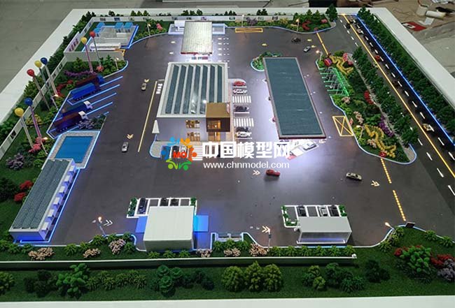 中國石油綜合能源服務站沙盤模型